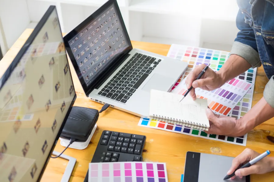 Graphic design studio