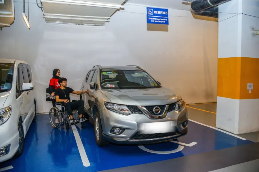 Dedicated parking space