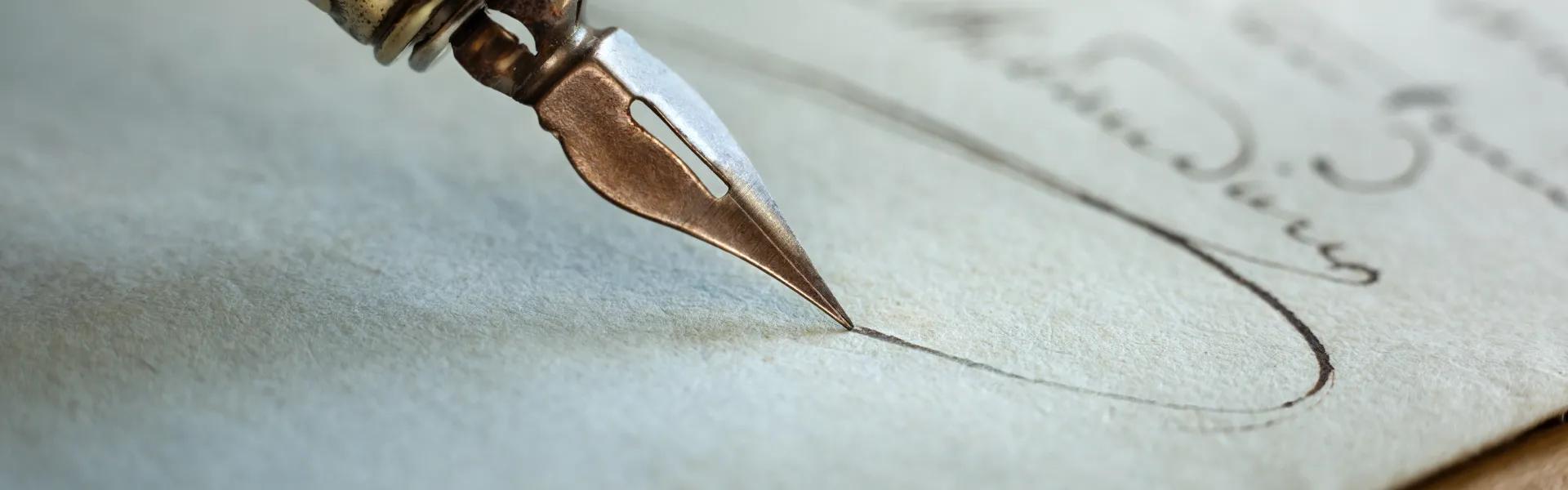 Introduction to Pointed Pen Calligraphy