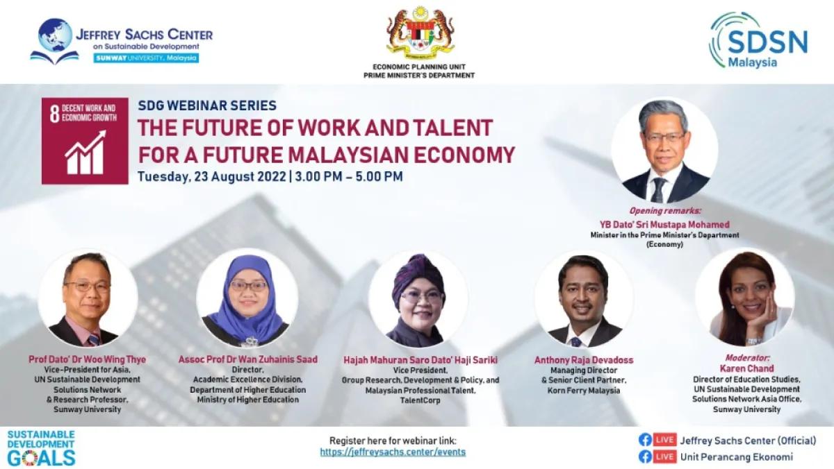 SDG Webinar Series: The Future of Work and Talent for a Future Malaysian Economy