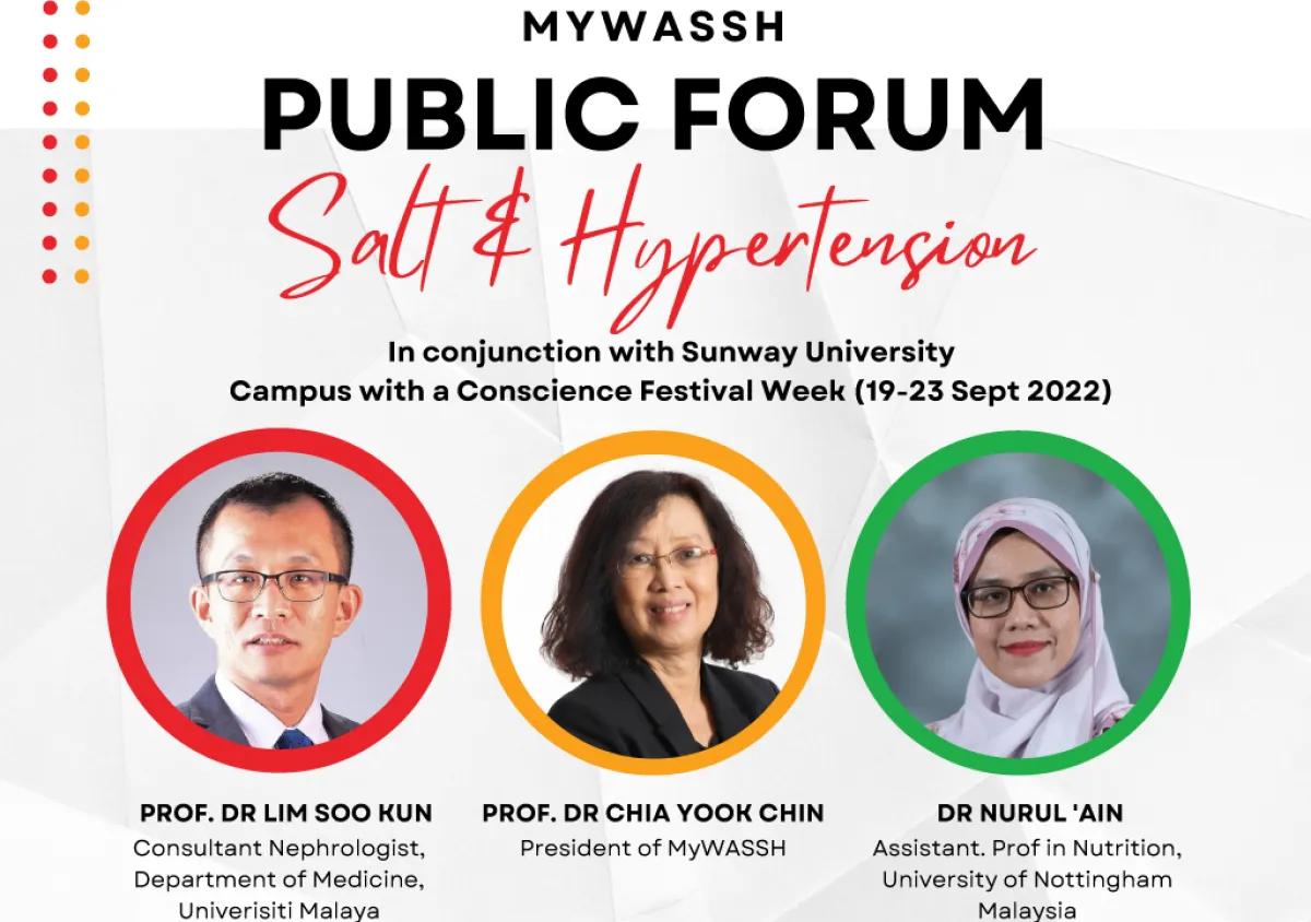 MyWASSH Public Forum: Salt & Hypertension