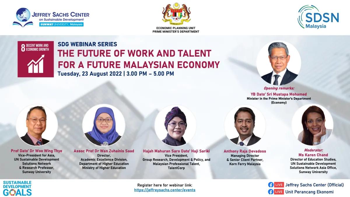 SDG Webinar Series: The Future of Work and Talent for a Future Malaysian Economy