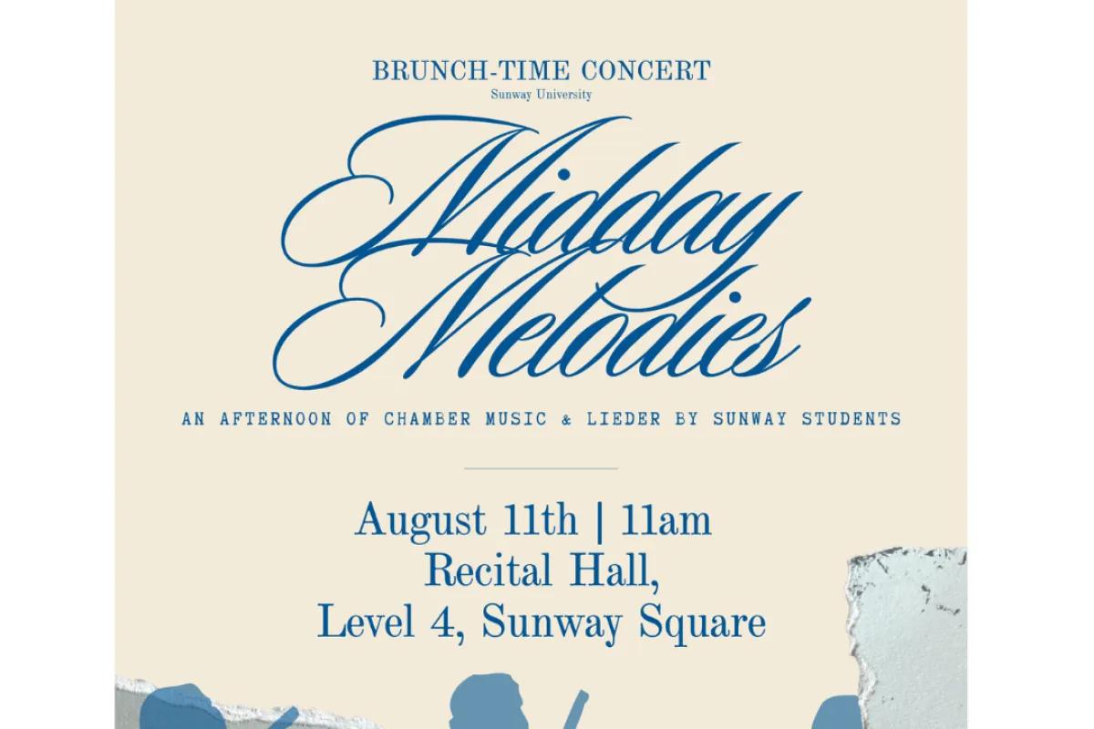 Lunchtime concert poster
