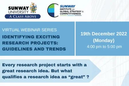 Identifying Exciting Research Projects: Guidelines and Trends