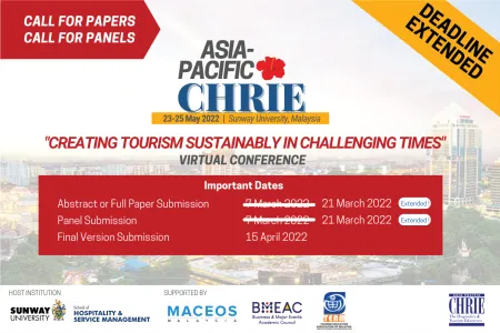 APacCHRIE 2022 Main Conference: Deadlines Extended!