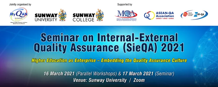 Seminar on Internal-External Quality Assurance (SieQA) 2021