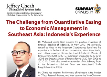 The Challenge from Quantitative Easing to Economic Management in Southeast Asia: Indonesia's Experience