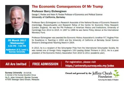 The Economic Consequences Of Mr Trump