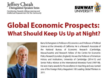 Global Economic Prospects: What Should Keep Us Up at Night?