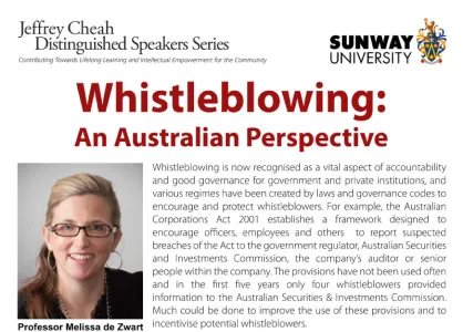 Whistleblowing:An Australian Perspective