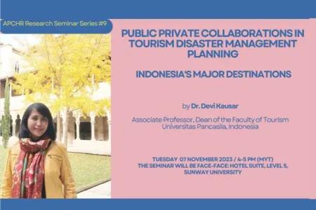 Public Private Collaborations in Tourism Disaster Management Planning