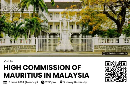 Sunway Business School Embassy Series - High Commission of Mauritius in Malaysia