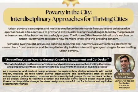 Poverty in the City: Interdisciplinary Approaches for Thriving Cities