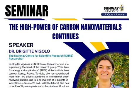 CCDCU Seminar: The High-Power of Carbon Nanomaterials Continues
