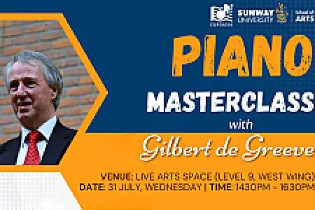 Piano Masterclass with Gilbert de Greeve