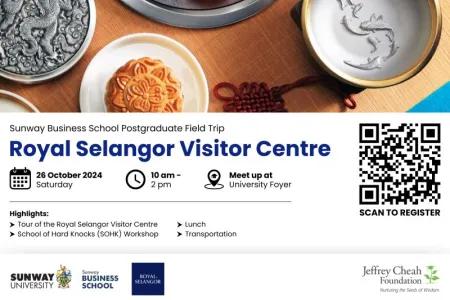 Sunway Business School Postgraduate Student Trip to the Royal Selangor Visitor Centre