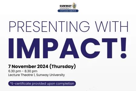 Presenting with Impact! Workshop