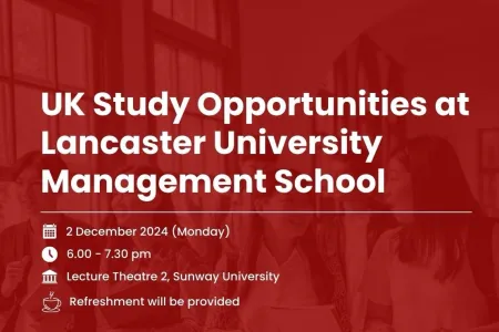 UK Study Opportunities at Lancaster University Management School