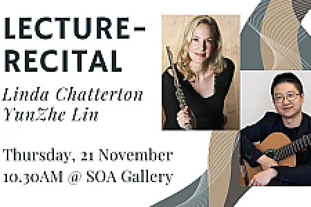 Lecture-Recital by Flautist Linda Chatterton and Guitarist YunZhe Lin