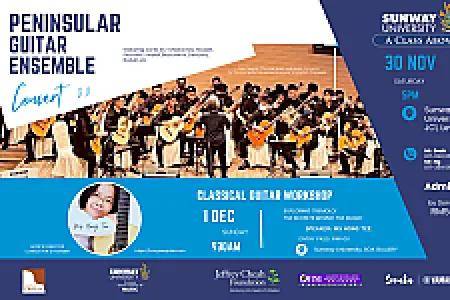 Peninsular Guitar Ensemble Concert &amp; Classical Guitar Workshop