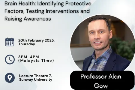 Seminar on Brain Health by Professor Alan Gow