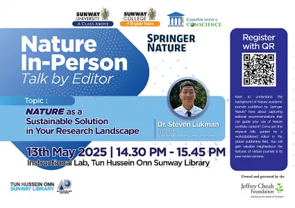NATURE as a Sustainable Solution in Your Research Landscape