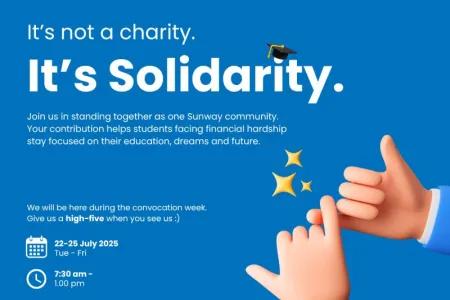 SBS Students Helping Hands Initiative @ Sunway University Convocation Week