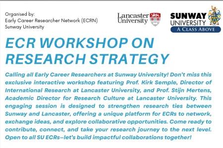 ECR Workshop on Research Strategy