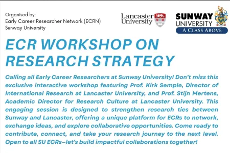 ECR Workshop on Research Strategy