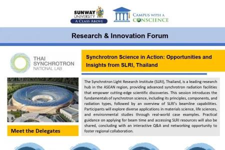 Synchrotron Science in Action: Opportunities and Insights from SLRI, Thailand