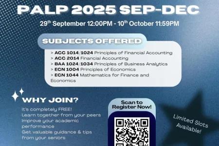 Sunway Business School Peer Assisted Learning Programme (PALP)