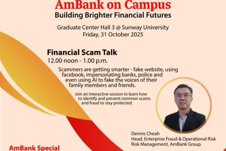 Ambank on Campus: Financial Scam Talk