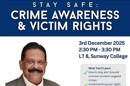 Crime Awareness &amp; Your Rights as a Victim - Special Talk by Dato’ Seri A. Thaiveegan