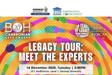 “20 Years of Legacy: Igniting Inspiration for Tomorrow,” – an Industry Panel Sharing for Sunway University’s School of Film &amp; Performing Arts (SFPA)