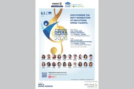 KLCO 1st Malaysia Opera Competition 2026 &amp; Vocal Masterclass by Korean Tenor Ku Tae Hwan