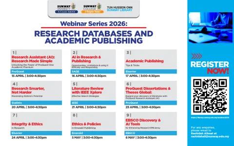 Research Databases &amp; Academic Publishing Webinar Series