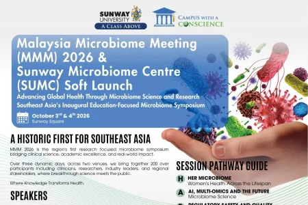 Malaysia Microbiome Meeting 2026 &amp; Soft Launch of the Sunway Microbiome Centre
