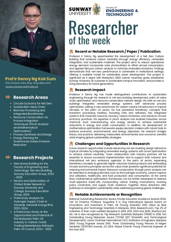 Researcher of the week
