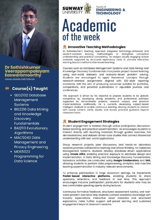Researcher of the week