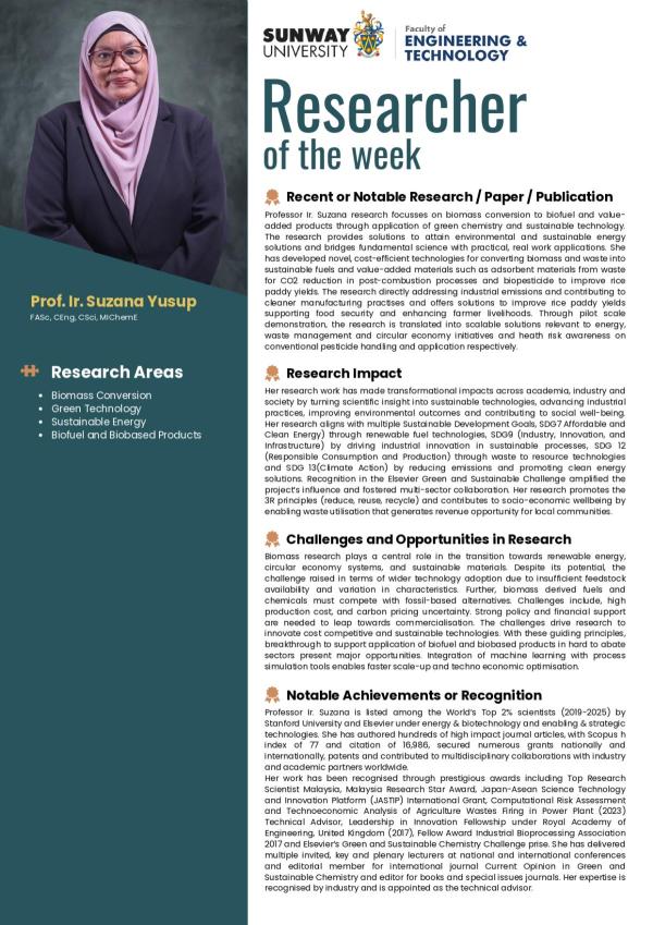 Researcher of the week
