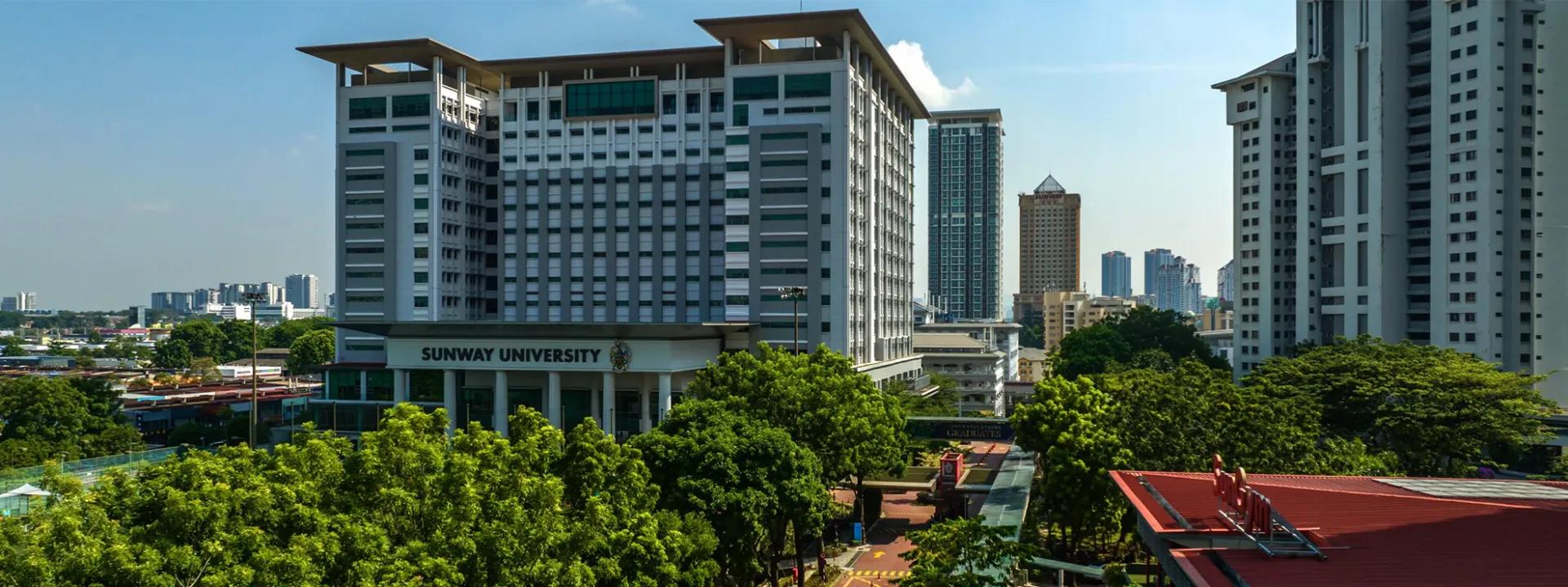 Sunway University drone shot