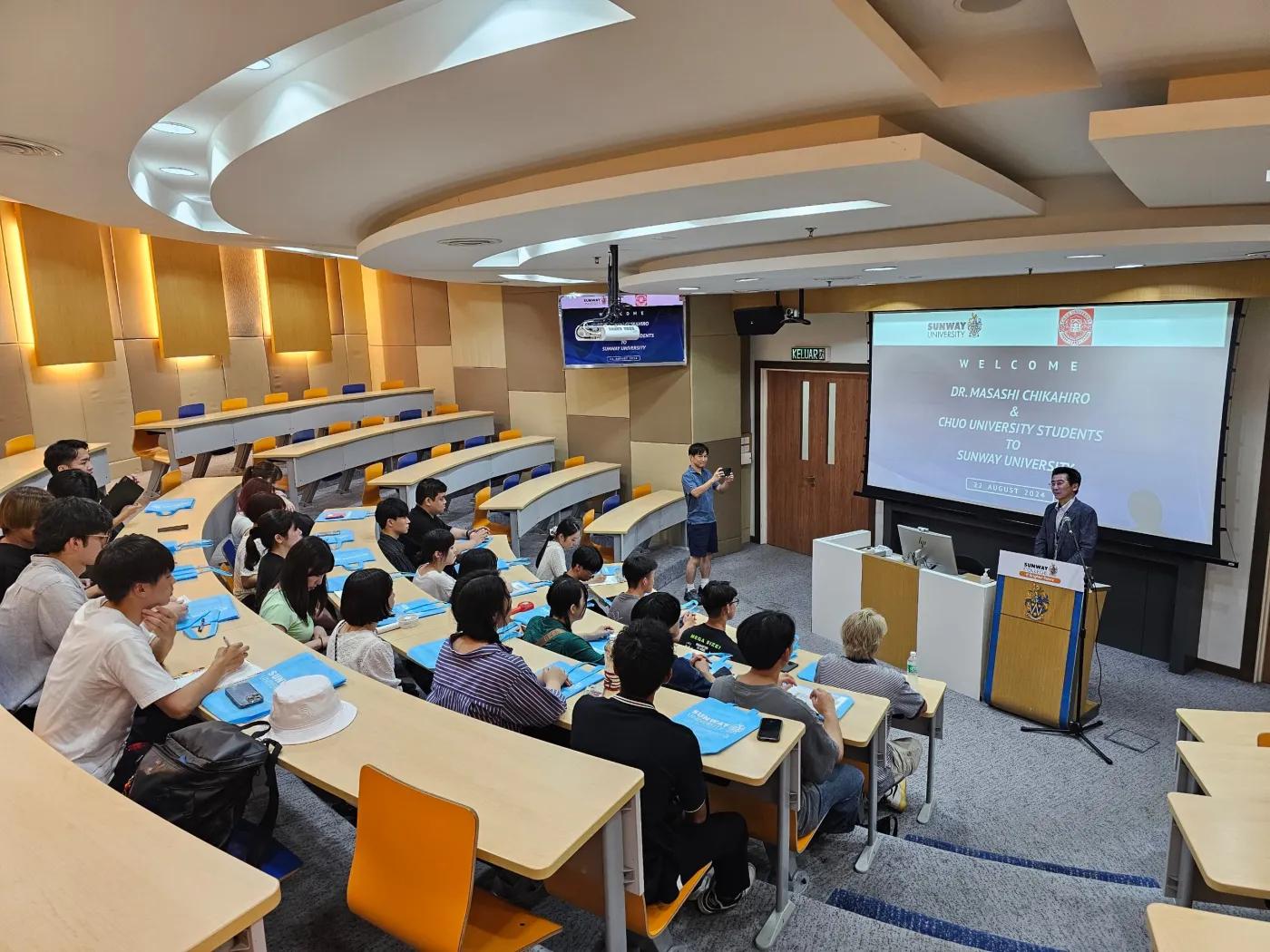 Chuo University, Japan Visits Sunway University Campus