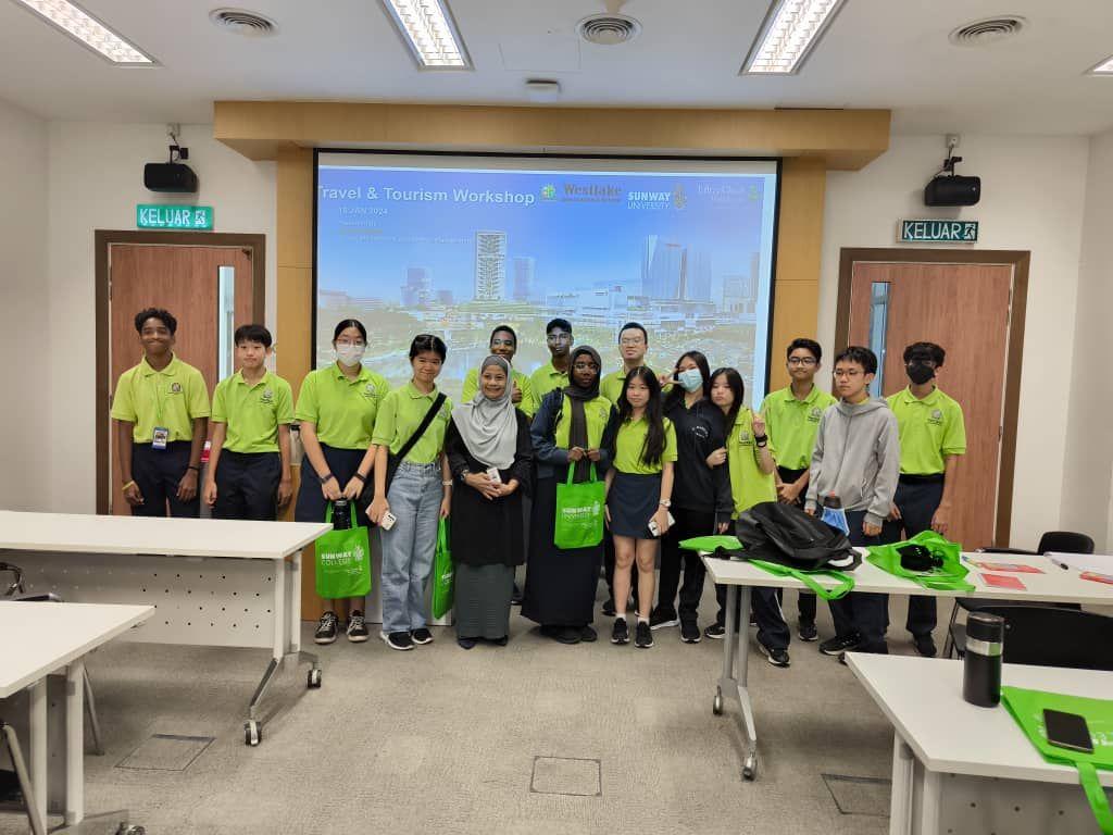 Westlake International School Students Engage in Enriching Tourism Workshop at Sunway University