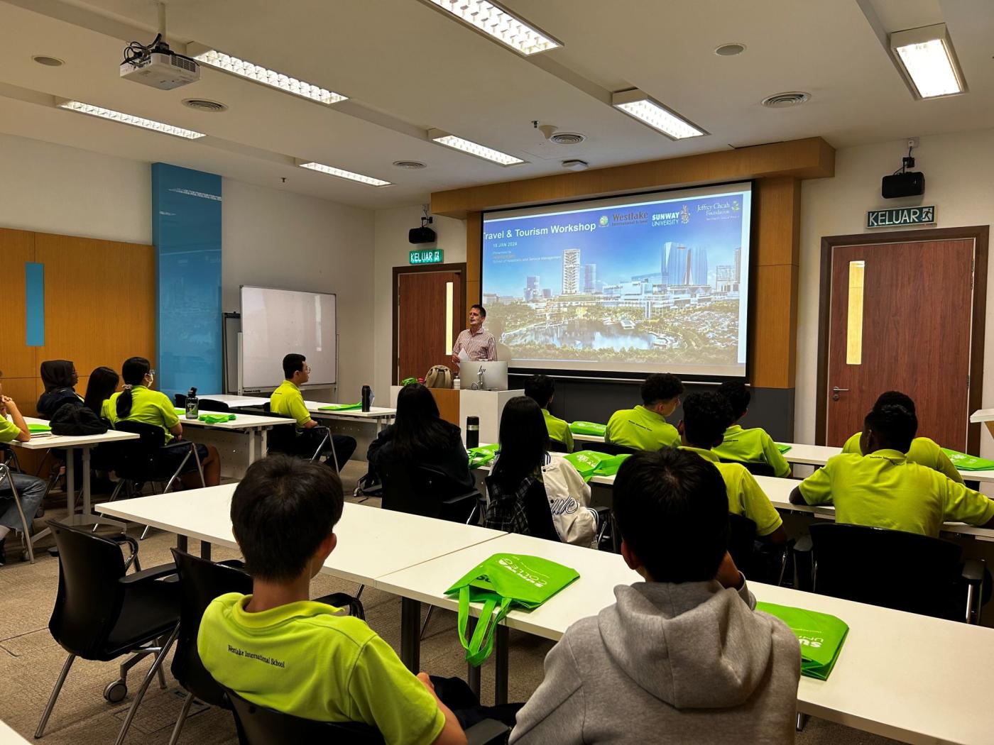 Westlake International School Students Engage in Enriching Tourism Workshop at Sunway University