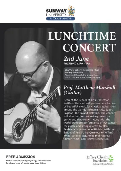 Lunchtime Concert - Prof Matthew Marshall