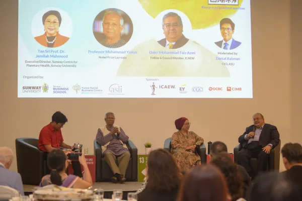 Harmonizing a World of Three Zeros: Dinner Dialogue with Prof. Muhammad Yunus