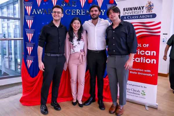 Celebrating SAE Student Success: From Sunway to Top U.S. Universities