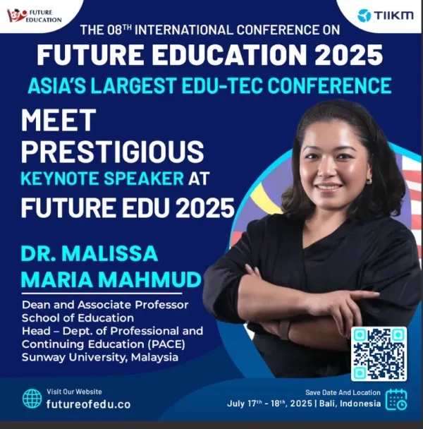 Professor Malissa Delivers Keynote at Future Education 2025