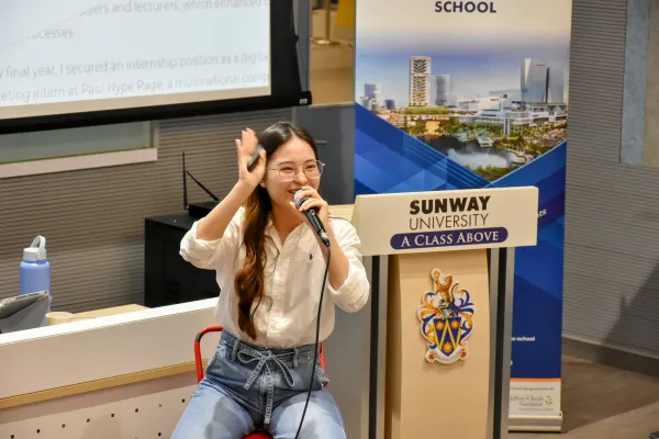 Sunway Business School Alumni Sharing Session: Inspiring Future Entrepreneurs