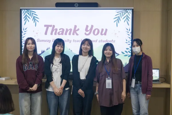Exploring Sociocultural Insights Through International Collaboration: Otsuma Women's University's Enriching Exchange at Sunway University